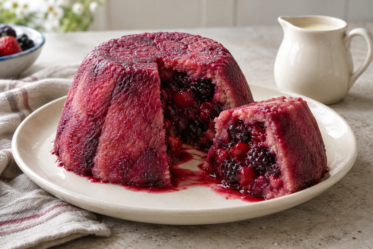 Summer Berry Pudding